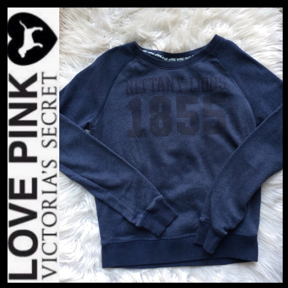 VS Pink Penn State ‘Love Pink’ Sweatshirt